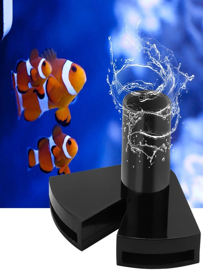 Ichiias Aquarium Water Outlet, Acrylic Fish Tank Double Duckbill Nozzle Rotate Flowing Pipe Water Outlet Return Aquarium Extended Rotating Water Outlet Fish Tank Pump Fitting - Image 3